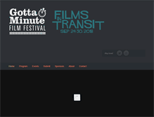 Tablet Screenshot of gottaminutefilmfestival.com